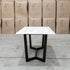 The New York 200cm Carrara Marble Dining Table