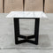 The New York Carrara Marble Lamp Table available to purchase from Warehouse Furniture Clearance at our next sale event.