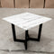 The New York Carrara Marble Lamp Table available to purchase from Warehouse Furniture Clearance at our next sale event.