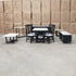 The New York 200cm Carrara Marble Dining Table