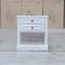 The Hampton 2 Drawer Timber Bedside available to purchase from Warehouse Furniture Clearance at our next sale event.
