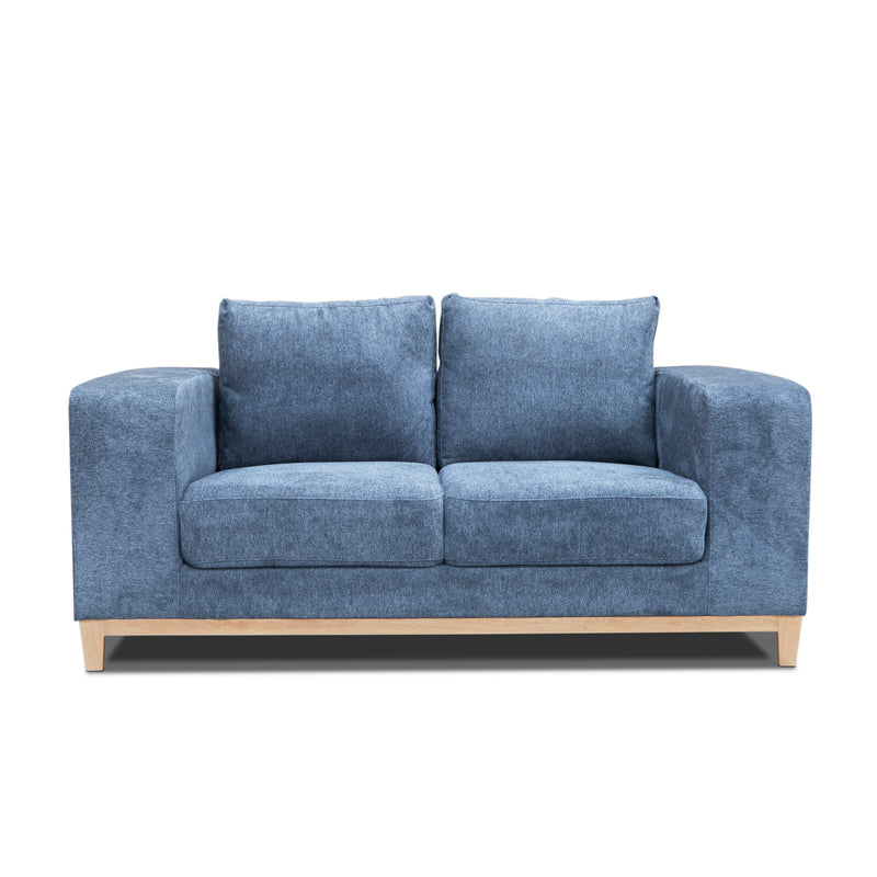 The Sammi Metal Frame 2 Seater Lounge - Storm available to purchase from Warehouse Furniture Clearance at our next sale event.