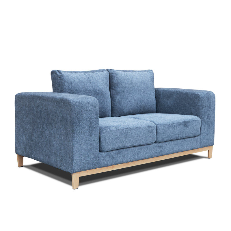 The Sammi Metal Frame 2 Seater Lounge - Storm available to purchase from Warehouse Furniture Clearance at our next sale event.