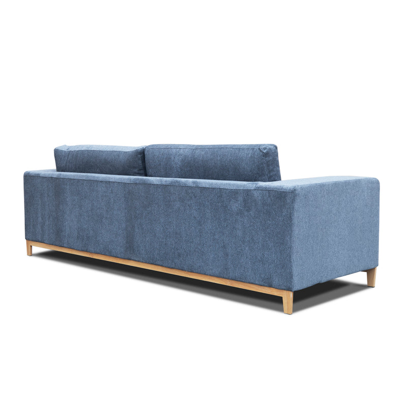 The Sammi Metal Frame Three Seater Lounge - Storm available to purchase from Warehouse Furniture Clearance at our next sale event.