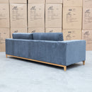 The Sammi Metal Frame Four Seater Lounge - Storm available to purchase from Warehouse Furniture Clearance at our next sale event.