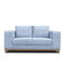 The Sammi Metal Frame 2 Seater Lounge - Cloud available to purchase from Warehouse Furniture Clearance at our next sale event.