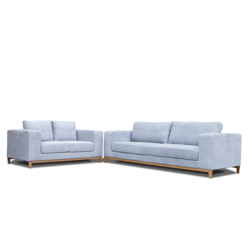 The Sammi Metal Frame Four Seater Lounge - Cloud available to purchase from Warehouse Furniture Clearance at our next sale event.