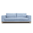 The Sammi Metal Frame Three Seater Lounge - Cloud available to purchase from Warehouse Furniture Clearance at our next sale event.