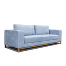 The Sammi Metal Frame Four Seater Lounge - Cloud available to purchase from Warehouse Furniture Clearance at our next sale event.