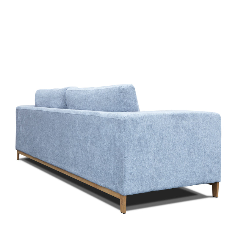 The Sammi Metal Frame Four Seater Lounge - Cloud available to purchase from Warehouse Furniture Clearance at our next sale event.