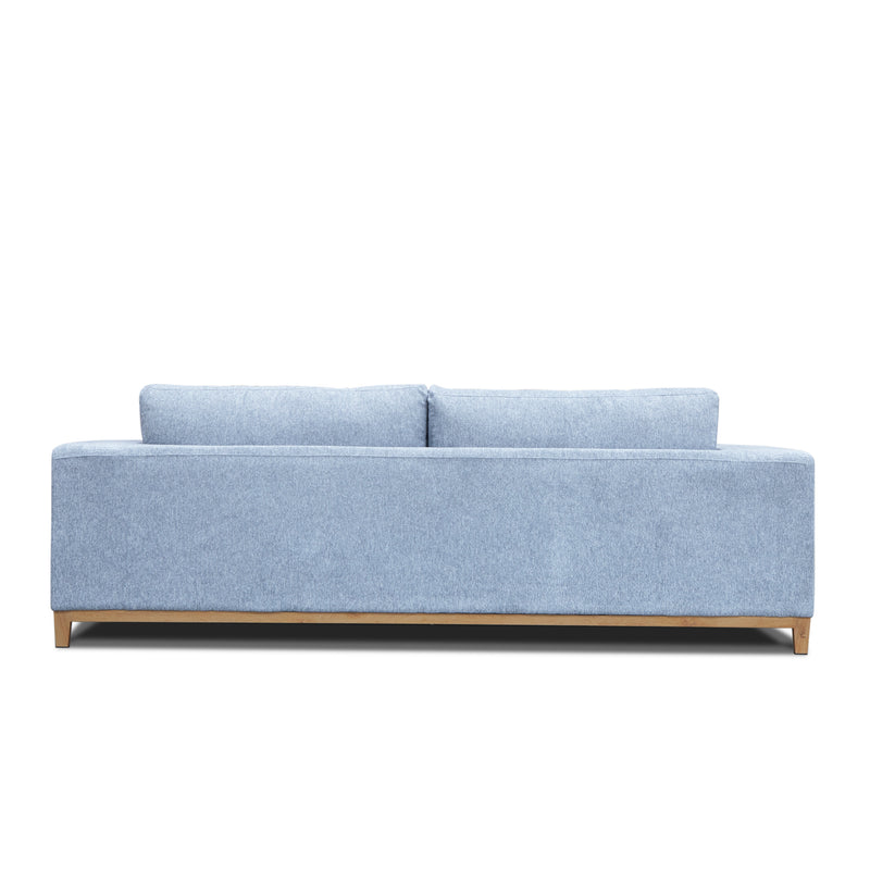 The Sammi Metal Frame Four Seater Lounge - Cloud available to purchase from Warehouse Furniture Clearance at our next sale event.