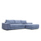 The Kingston Metal Frame RHF Chaise Lounge - Fog available to purchase from Warehouse Furniture Clearance at our next sale event.