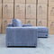 The Kingston Metal Frame RHF Chaise Lounge - Fog available to purchase from Warehouse Furniture Clearance at our next sale event.