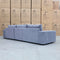 The Kingston Metal Frame RHF Chaise Lounge - Fog available to purchase from Warehouse Furniture Clearance at our next sale event.