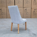 The Island Oak Dining Chair - Natural - Lance Silver available to purchase from Warehouse Furniture Clearance at our next sale event.