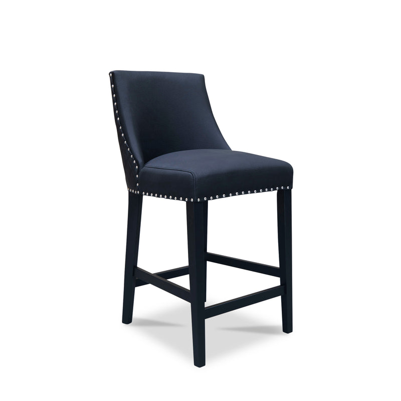 The Aquila Bar Stool - Jet available to purchase from Warehouse Furniture Clearance at our next sale event.