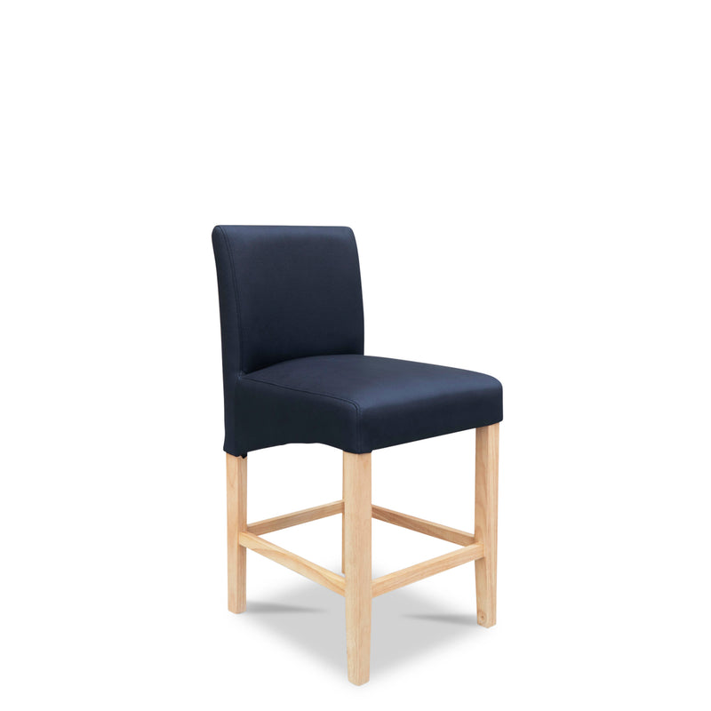 The Wellington Bar Stool - Natural - Jet available to purchase from Warehouse Furniture Clearance at our next sale event.
