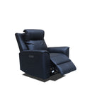 The Stratton Dual-Electric Recliner - Black Leather available to purchase from Warehouse Furniture Clearance at our next sale event.