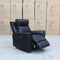 The Stratton Dual-Electric Recliner - Black Leather available to purchase from Warehouse Furniture Clearance at our next sale event.