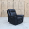 The Stratton Dual-Electric Recliner - Black Leather available to purchase from Warehouse Furniture Clearance at our next sale event.