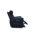 The Stratton Dual-Electric Recliner - Black Leather available to purchase from Warehouse Furniture Clearance at our next sale event.