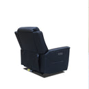 The Stratton Dual-Electric Recliner - Black Leather available to purchase from Warehouse Furniture Clearance at our next sale event.