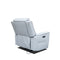 The Stratton Dual-Electric Recliner - Light Grey Leather available to purchase from Warehouse Furniture Clearance at our next sale event.