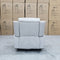 The Stratton Dual-Electric Recliner - Light Grey Leather available to purchase from Warehouse Furniture Clearance at our next sale event.