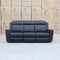 The Stratton Three Seater Dual-Electric Recliner Lounge - Jet available to purchase from Warehouse Furniture Clearance at our next sale event.