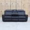 The Stratton Three Seater Dual-Electric Recliner Lounge - Jet available to purchase from Warehouse Furniture Clearance at our next sale event.