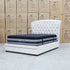 The Grace Queen Fabric Storage Bed - Oat White