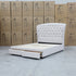 The Grace Queen Fabric Storage Bed - Oat White