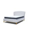 The Harper King Upholstered Bed - Oat White available to purchase from Warehouse Furniture Clearance at our next sale event.