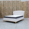 The Harper King Upholstered Bed - Oat White available to purchase from Warehouse Furniture Clearance at our next sale event.