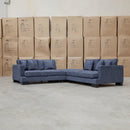 The Barossa Deep Seat Modular Corner Lounge - Charcoal available to purchase from Warehouse Furniture Clearance at our next sale event.