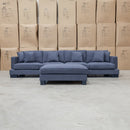 The Barossa Deep Seat Modular Corner Lounge - Charcoal available to purchase from Warehouse Furniture Clearance at our next sale event.