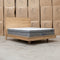 The Flintstone Tasmanian Oak King Floating Bedframe available to purchase from Warehouse Furniture Clearance at our next sale event.