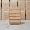 The Flintstone Tasmanian Oak Five Drawer Tallboy available to purchase from Warehouse Furniture Clearance at our next sale event.