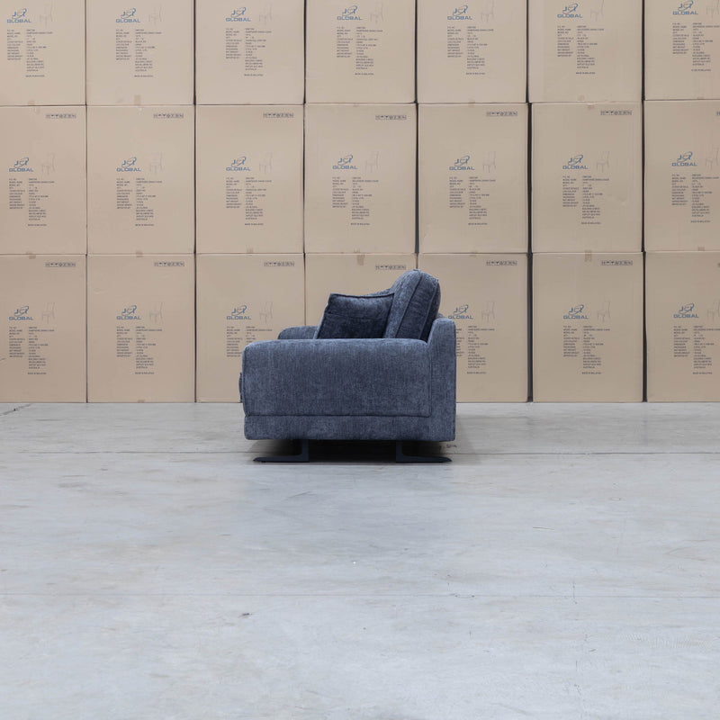 Luka Feather & Foam Three Seat Sofa - Licorice