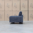 Luka Feather & Foam Fabric Armchair - Licorice
