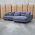 The Melbourne Deep Seat Feather & Foam RHF Chaise Lounge - Obsidian