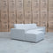 The Layne LHF Chaise Lounge - Oat White available to purchase from Warehouse Furniture Clearance at our next sale event.