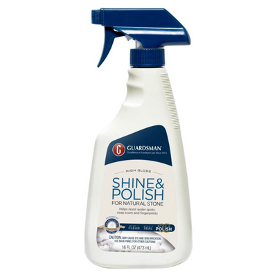The Guardsman Stone Care Shine & Polish - 473ml available to purchase from Warehouse Furniture Clearance at our next sale event.