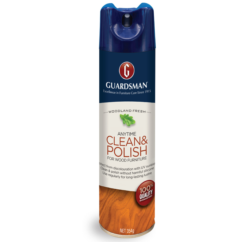 The Guardsman 5 Year Wood & Fabric Care Collection available to purchase from Warehouse Furniture Clearance at our next sale event.
