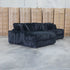 The Kalena Oversized Plush Feather & Foam LHF Chaise Lounge - Black