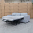The Oakland Sofa Bed with LHF Storage Chaise - Silver