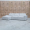 The Layne LHF Chaise Lounge - Oat White available to purchase from Warehouse Furniture Clearance at our next sale event.