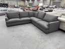 The HTL-12772 Deep Seat Corner Lounge - Elephant Grey - Floor Stock available to purchase from Warehouse Furniture Clearance at our next sale event.
