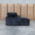 The Kalena Oversized Plush Feather & Foam LHF Chaise Lounge - Black