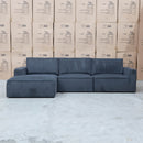 The Layne LHF Chaise Lounge - Charcoal available to purchase from Warehouse Furniture Clearance at our next sale event.